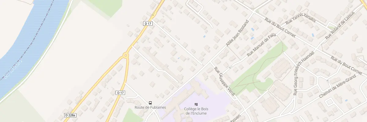 Plan du 95B Rue de Fublaines à Trilport