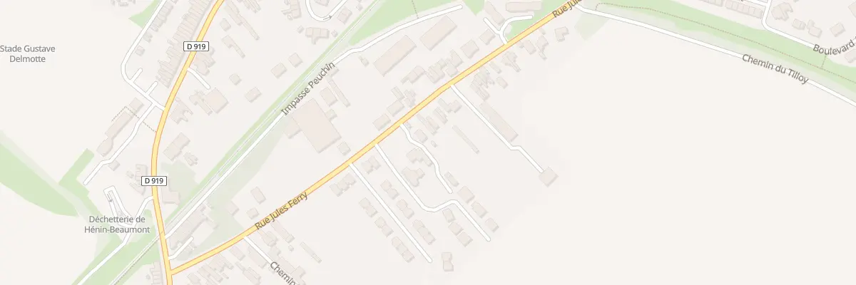 Plan du 1033 Rue Jules Ferry à Hénin-Beaumont