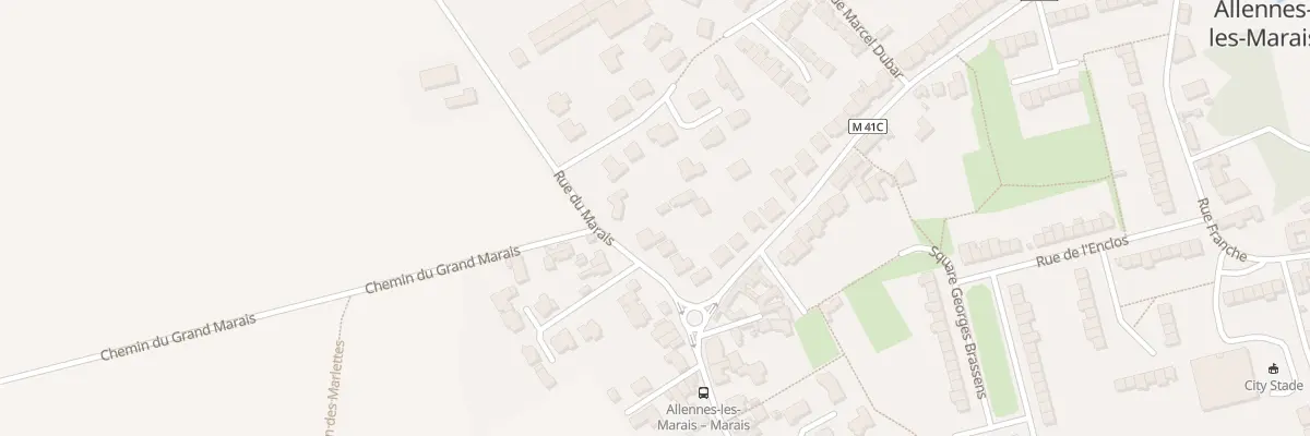 Plan du 86 Rue du Marais à Allennes-les-Marais