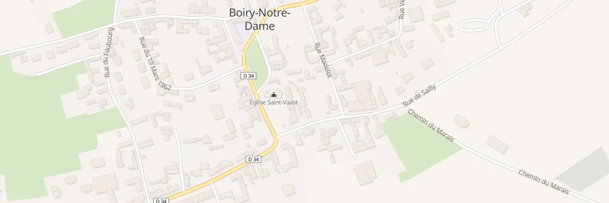 Plan du 1 Rue de Sailly à Quiéry-la-Motte