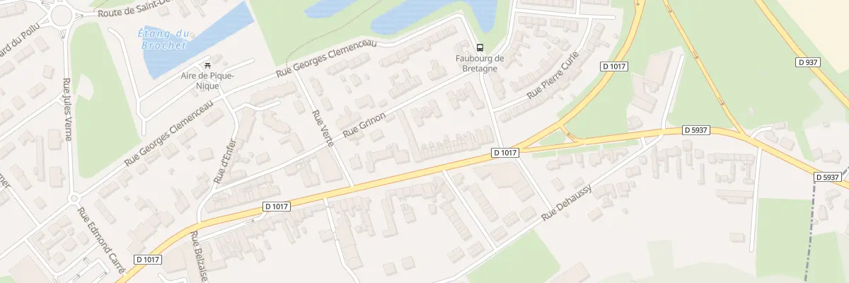 Plan du 41B Rue Faubourg de Bretagne à Péronne