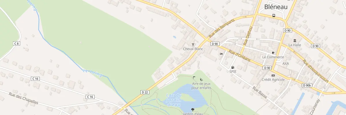 Plan du 12 Av Jean Jaurès à Bléneau