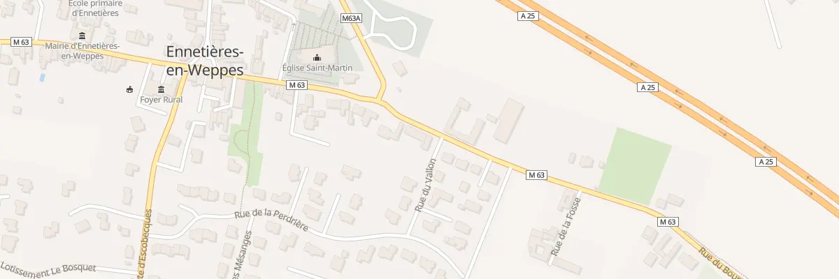 Plan du 9 Rue du Bourg à Ennetières-en-Weppes