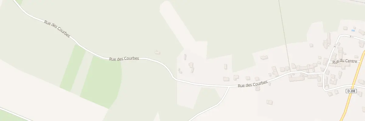 Plan du 56 Rue des Courbes à Guérard