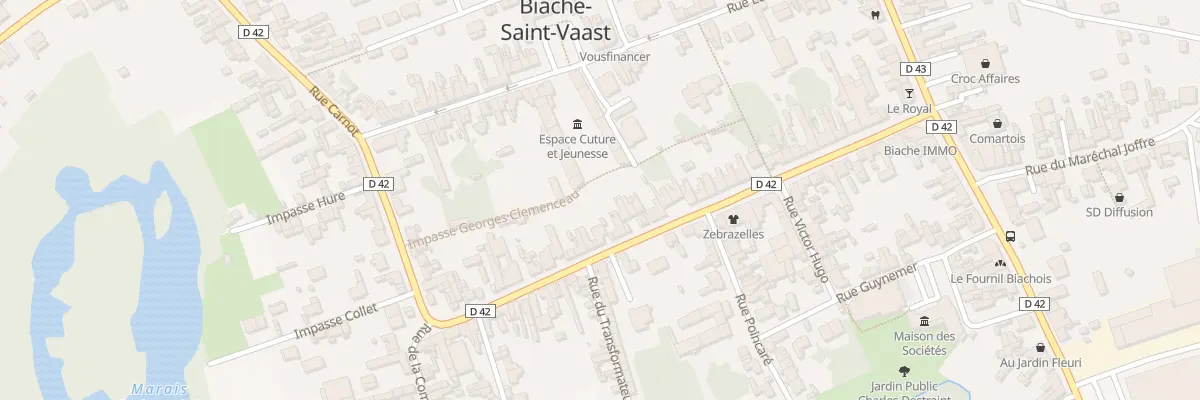 Plan du 55 Rue Georges Clemenceau à Biache-Saint-Vaast