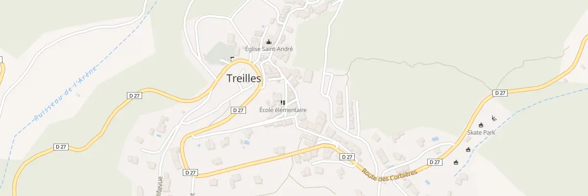 Plan du 3 Rue Courte à Treilles