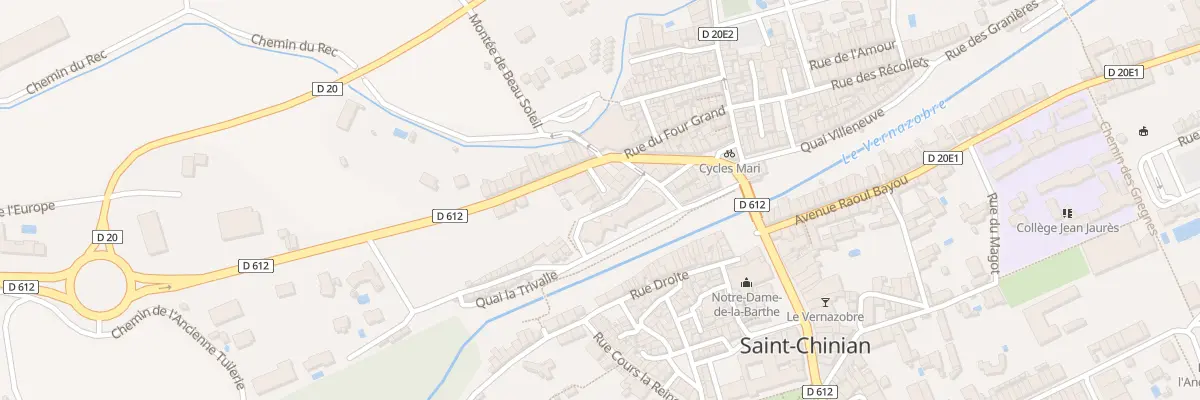 Plan du 6 Imp des Comportes à Saint-Chinian