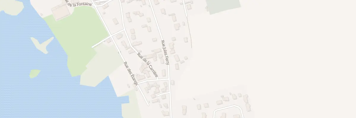 Plan du 61 Rue Jules Ferry à Doingt