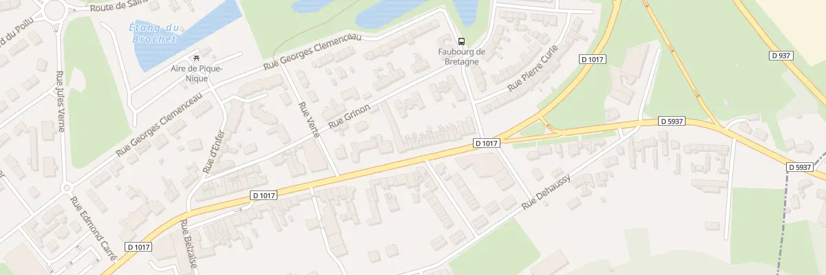 Plan du 43 Rue Faubourg de Bretagne à Péronne