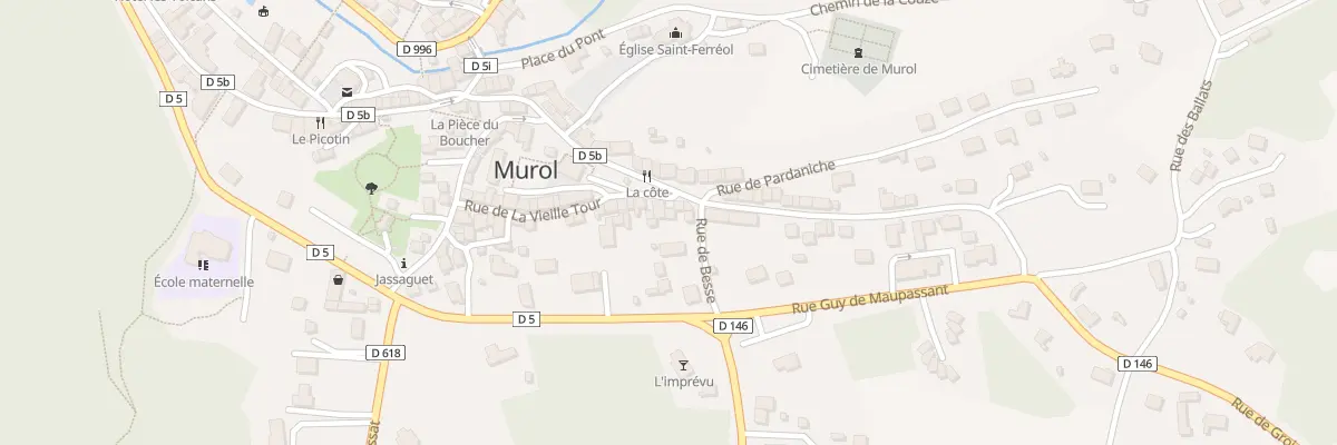 Plan du 9018 Rue de Chabrol à Murol