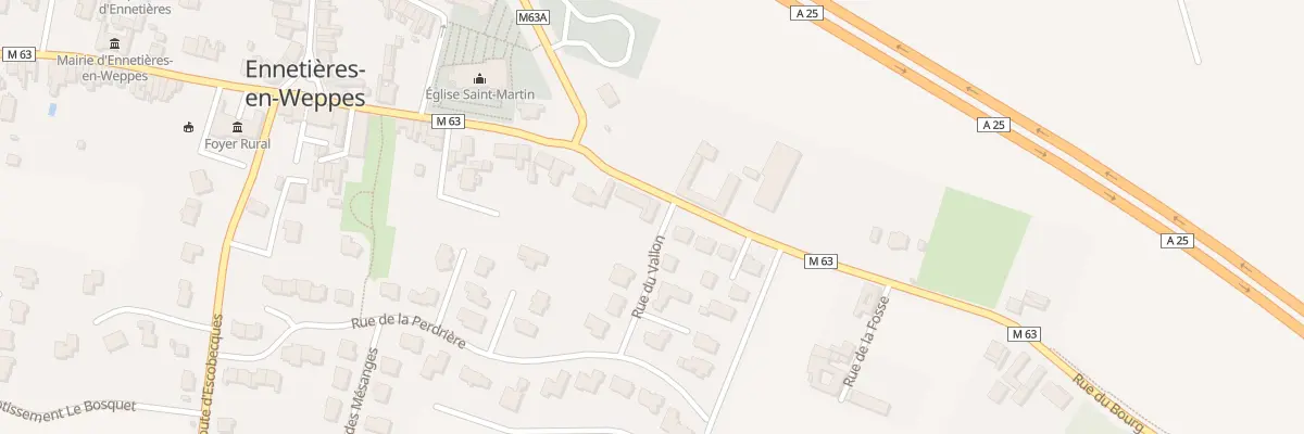 Plan du 7 Rue du Bourg à Ennetières-en-Weppes