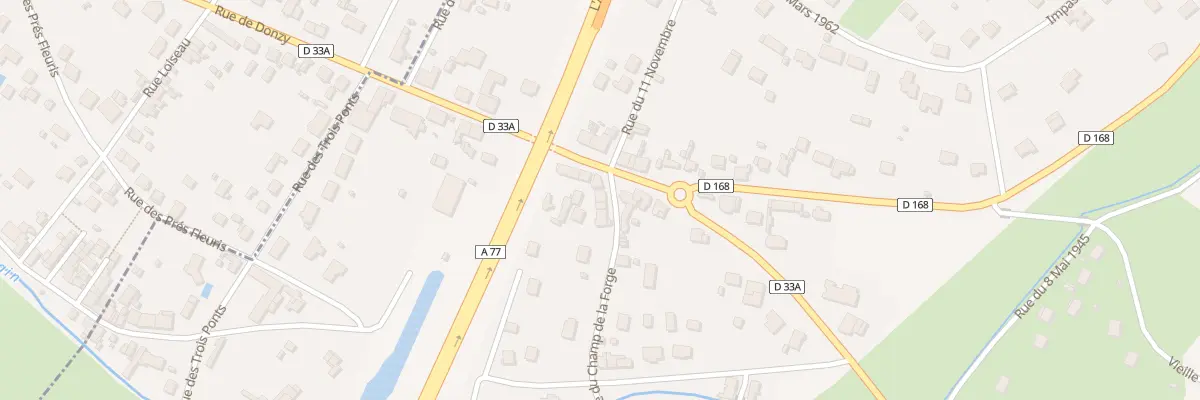 Plan du 4 Rue du Champ de la Forge à Saint-Père