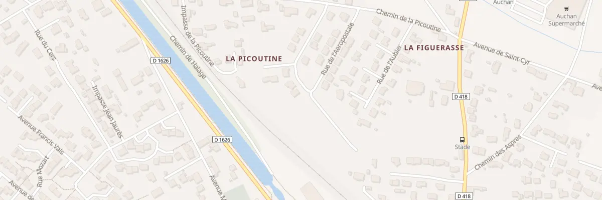 Plan du 2 Imp Antoine de Saint Exupery à Sallèles-d’Aude