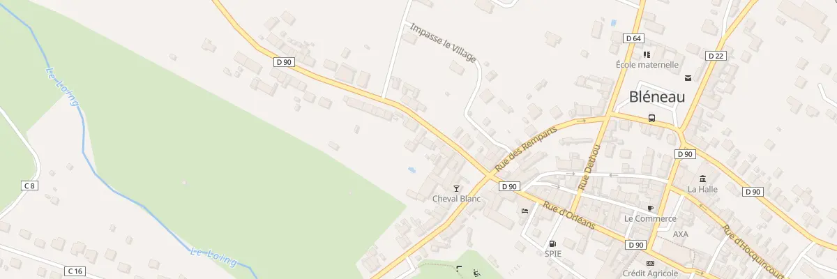 Plan du 7B Rue Henri Barbusse à Bléneau