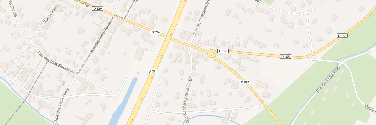 Plan du 8 Rue du Champ de la Forge à Saint-Père
