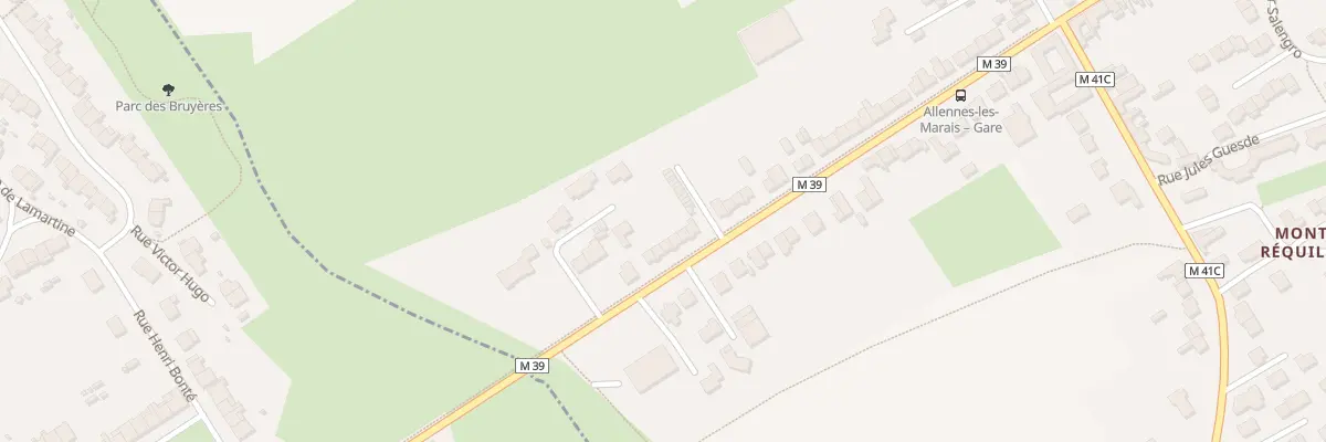 Plan du 123 Rue du Général De Gaulle à Allennes-les-Marais