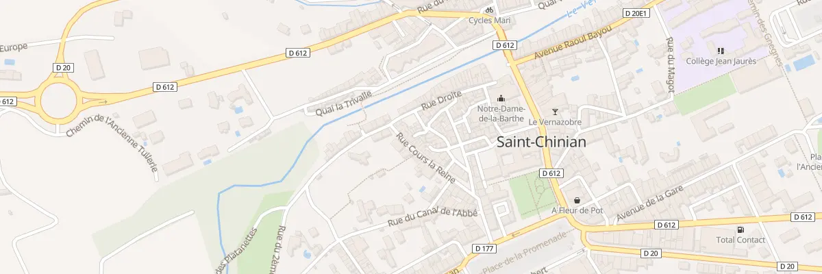 Plan du 32 Crs La Reine à Saint-Chinian