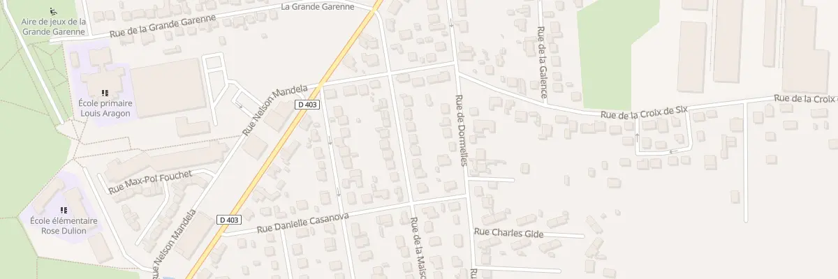 Plan du 15 Rue de Maison - Blanche à Varennes-sur-Seine