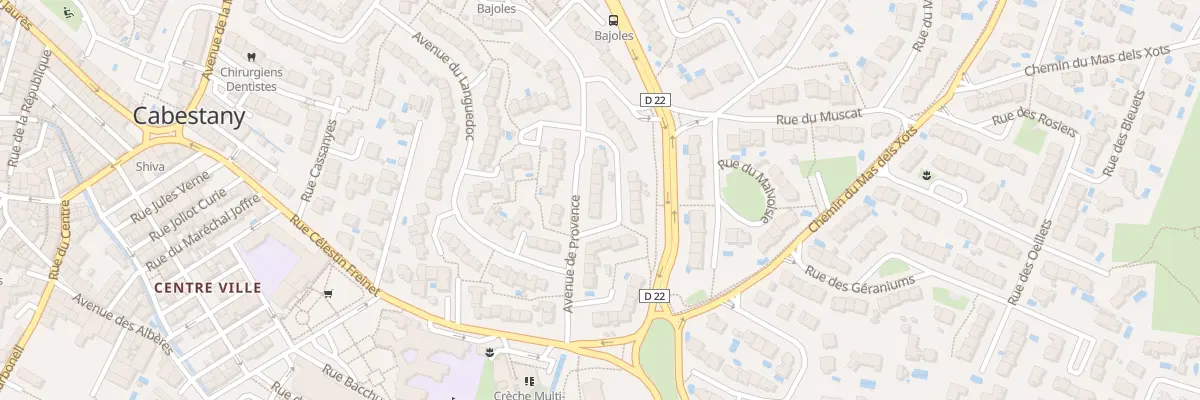 Plan du 11 Av de Provence à Cabestany