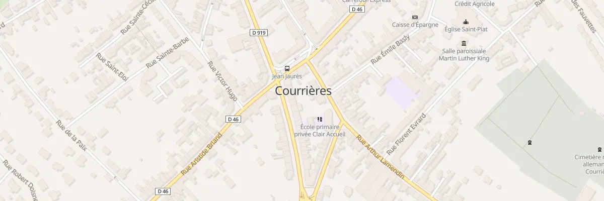 Plan du 23 Bd Andre Lepoivre à Courrières
