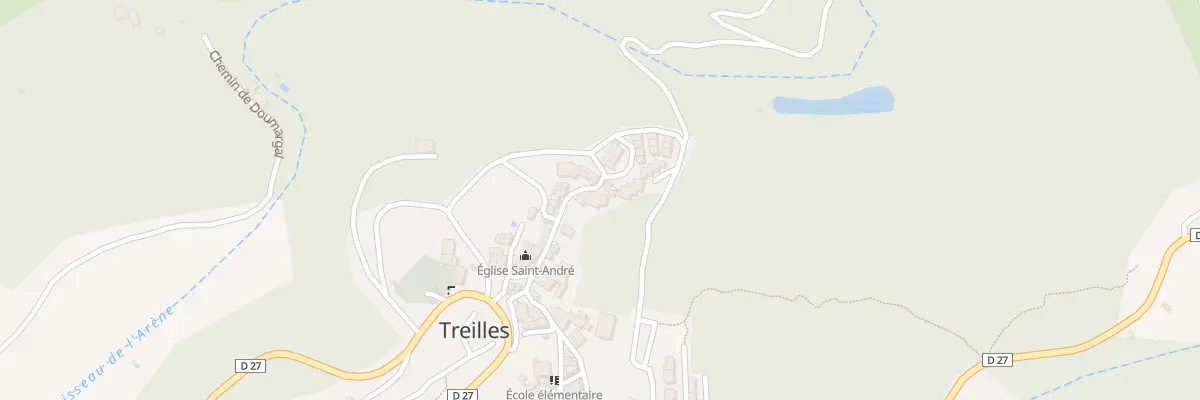 Plan du 12 Rue du Château à Treilles