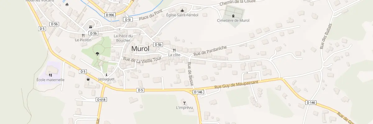 Plan du 9005 Rue de besse à Murol