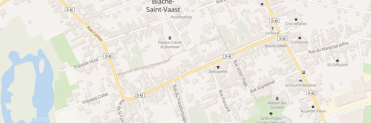 Plan du 51 Rue Georges Clemenceau à Biache-Saint-Vaast