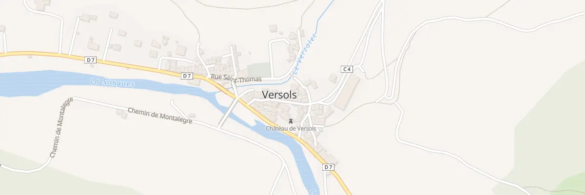 Plan du 5847 Rue de la Ville à Versols-et-Lapeyre