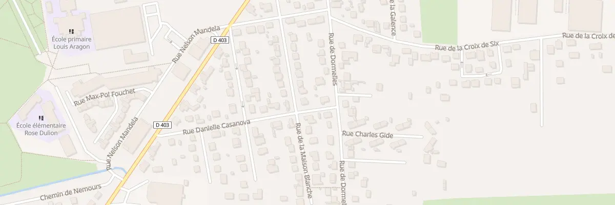 Plan du 23 Rue de Maison - Blanche à Varennes-sur-Seine