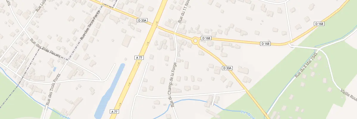 Plan du 5 Rue du Champ de la Forge à Saint-Père