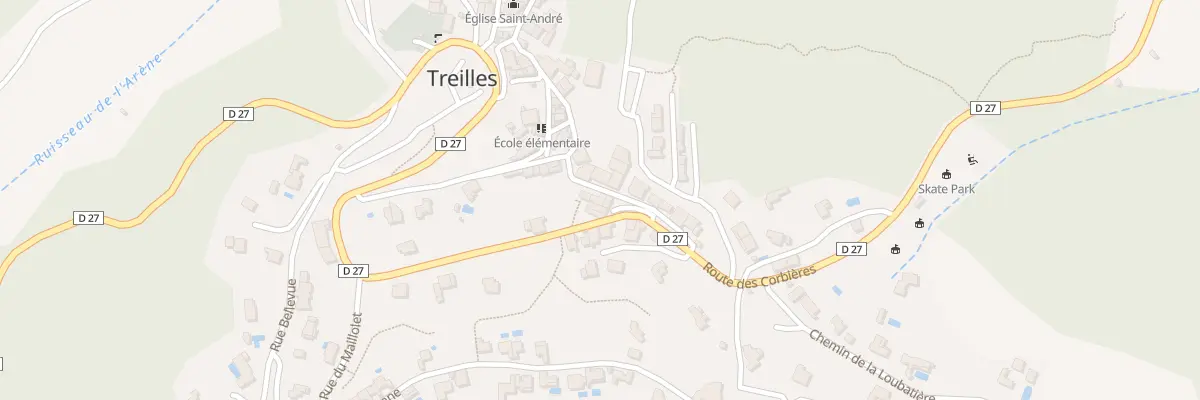 Plan du 6 Rue Republique à Treilles