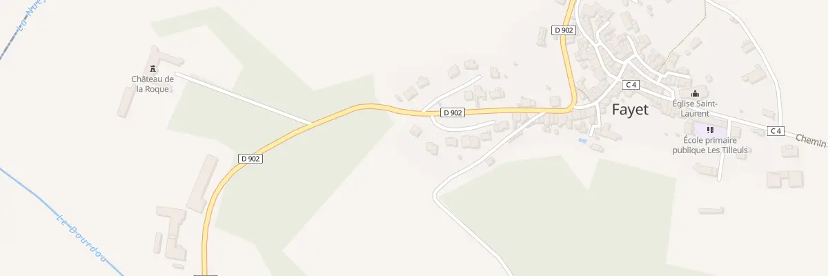 Plan du 5261 Le Plo à Fayet