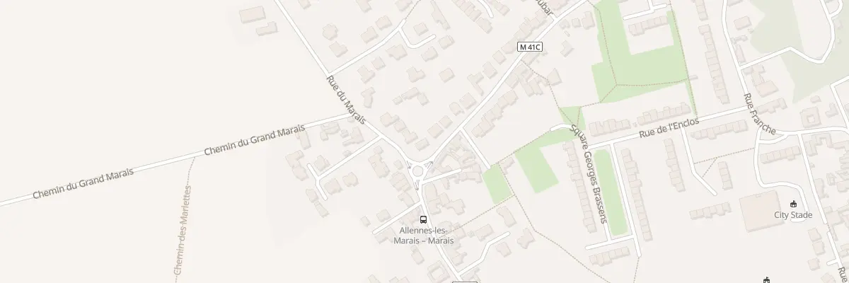 Plan du 1 Rue de la Rive à Allennes-les-Marais