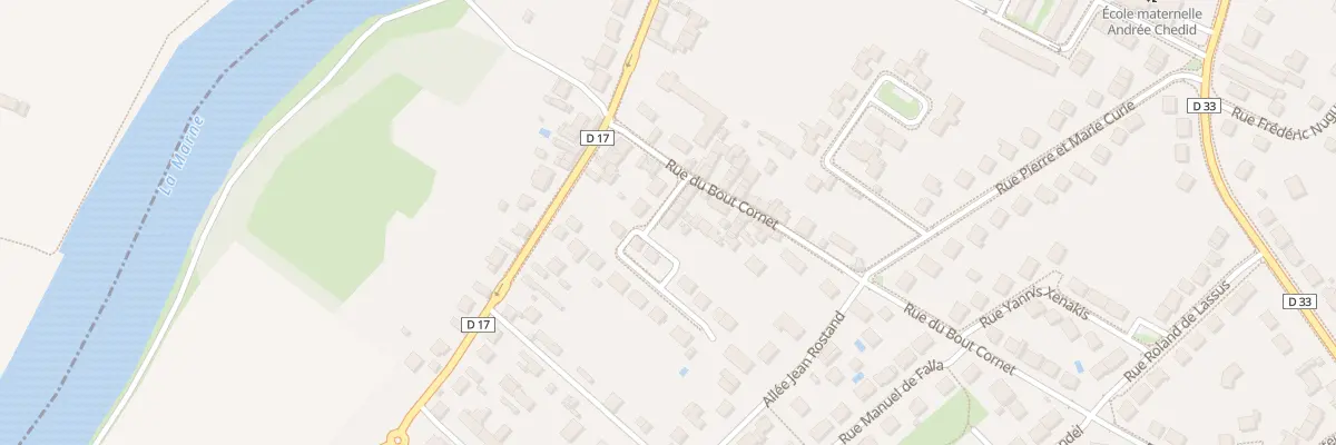 Plan du 16 Rue du Bout Cornet à Trilport