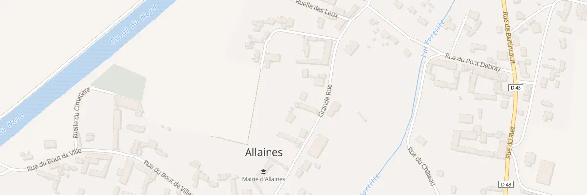 Plan du 9 Gr Grande Rue à Allaines