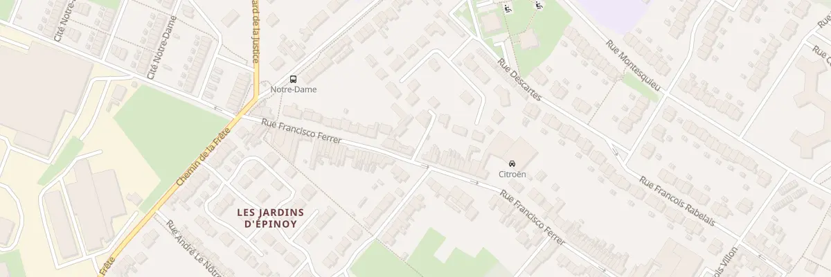 Plan du 518B Rue Francisco Ferrer à Carvin