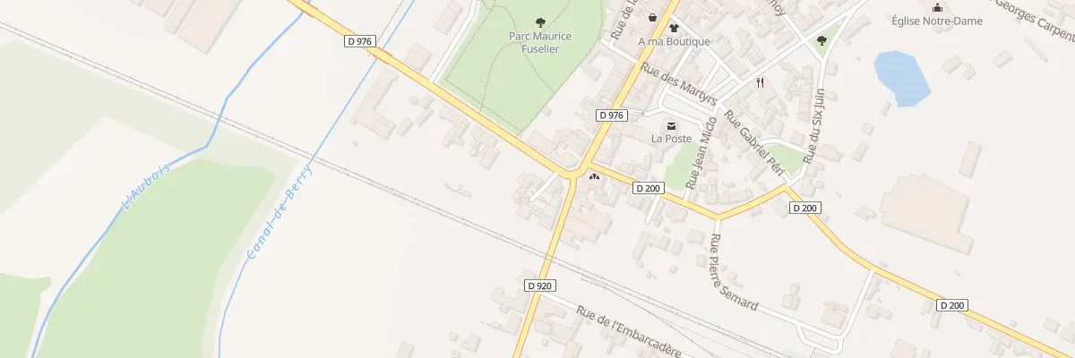 Plan du 6 Rue de la Libération à La Guerche-sur-l’Aubois