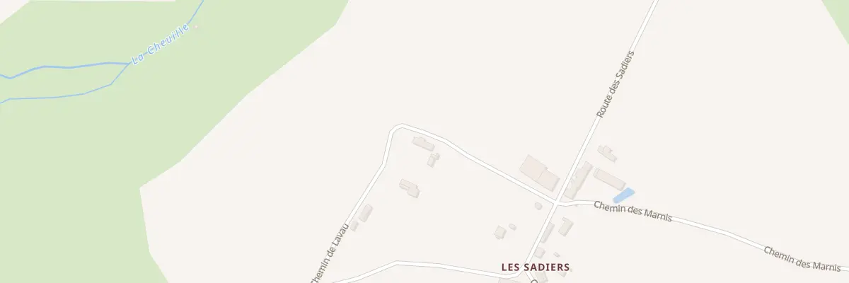 Plan du 5057 Les Sadiers à Faverelles
