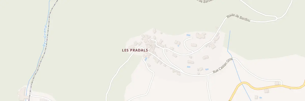 Plan du 5456 Les Pradals à Mons