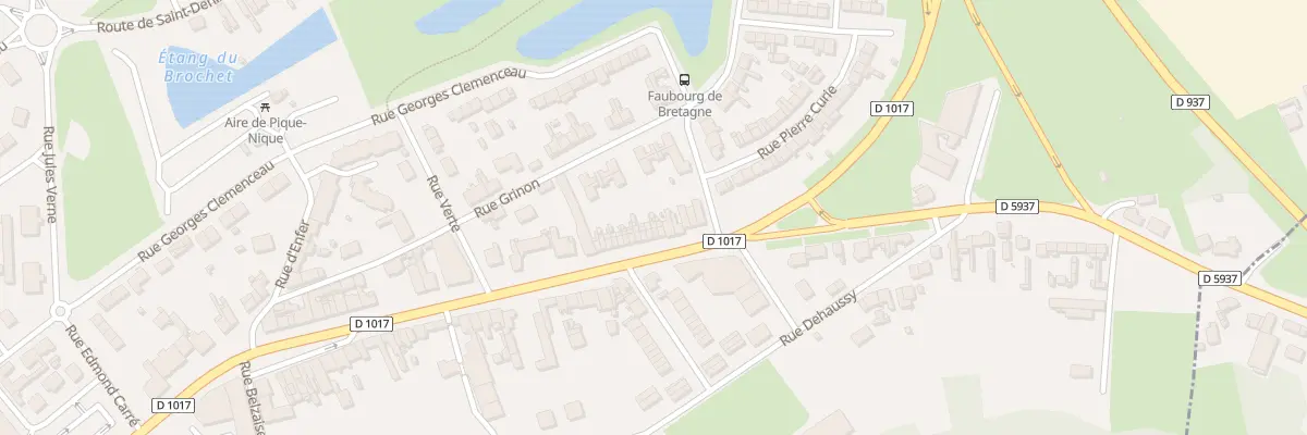 Plan du 51 Rue Faubourg de Bretagne à Péronne