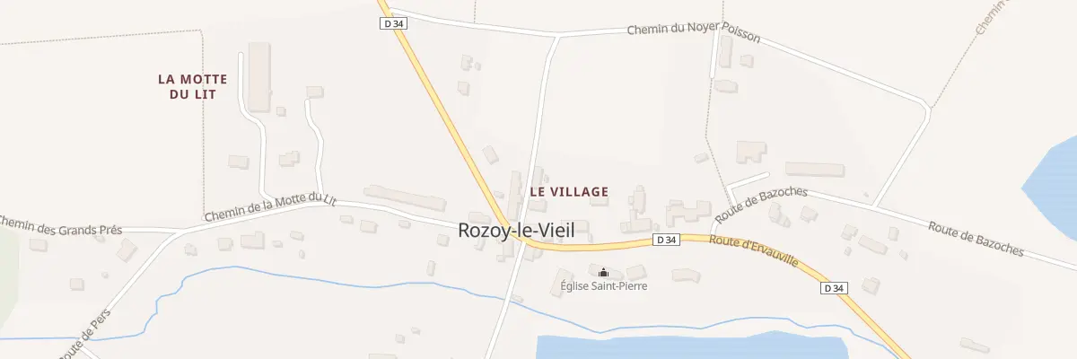 Plan du 54 Chem de Mizou à Rozoy-le-Vieil