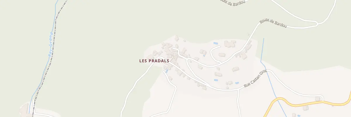 Plan du 5471 Les Pradals à Mons