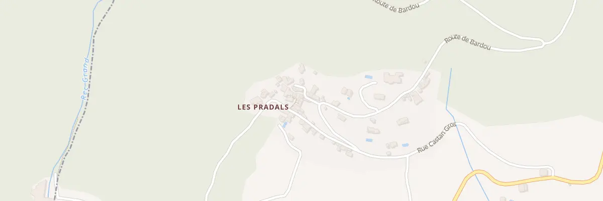 Plan du 5470 Les Pradals à Mons