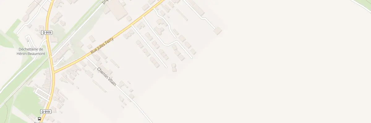 Plan du 1080 Rue Jules Ferry à Hénin-Beaumont