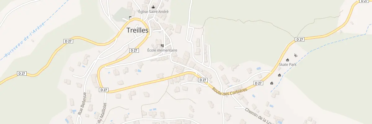 Plan du 7 Rue Republique à Treilles