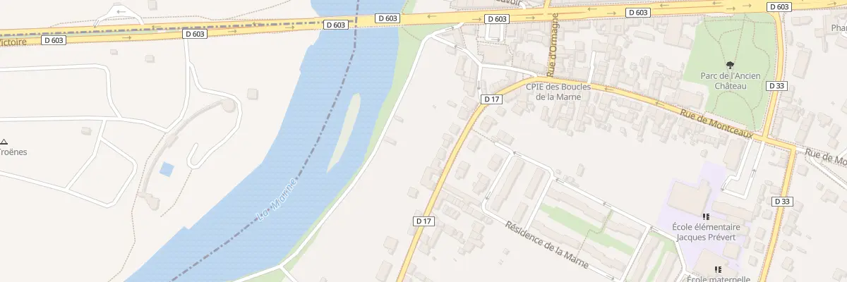 Plan du 20 Rue de Fublaines à Trilport