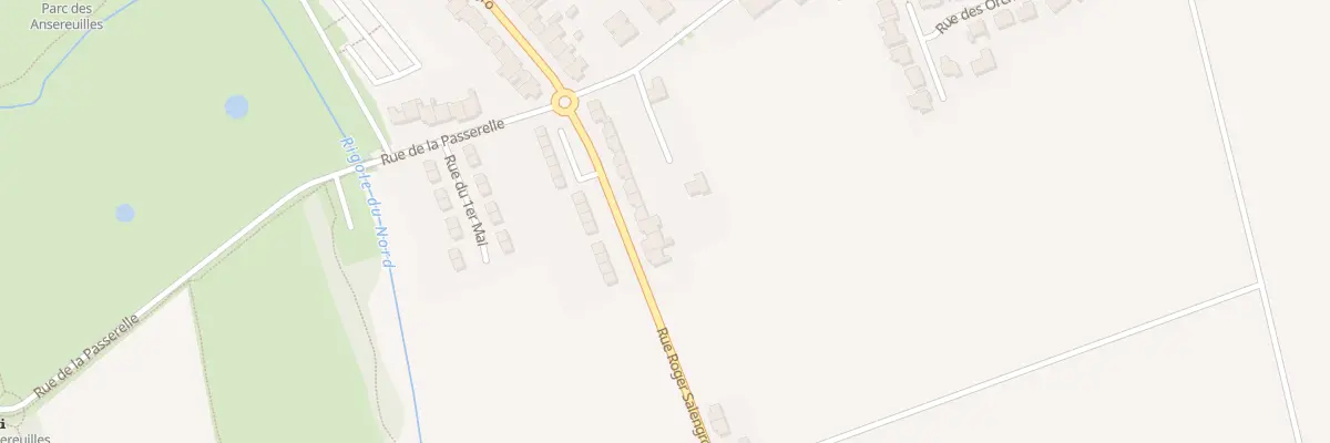 Plan du 155 Rue Roger Salengro à Wavrin