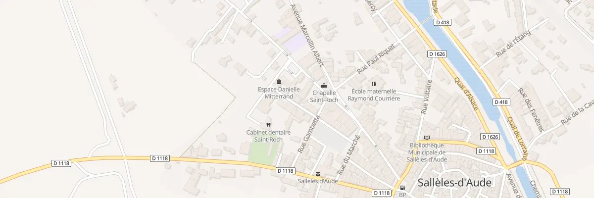 Plan du 6 Imp Gambetta à Sallèles-d’Aude