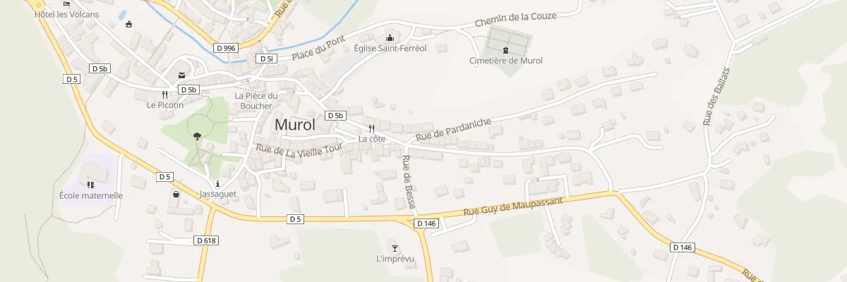 Plan du 9018 Rue de Groire à Murol