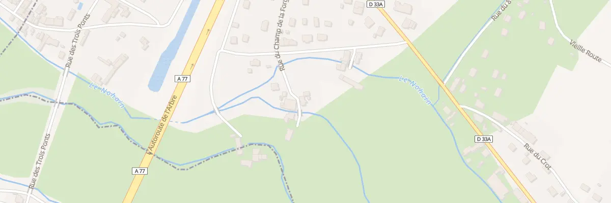 Plan du 28 Rue du Champ de la Forge à Saint-Père